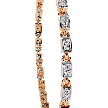Rose Gold / Moissanite, Rose Gold / Lab Grown