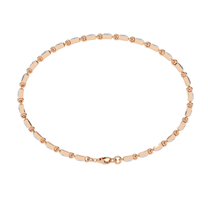 Rose Gold / Moissanite, Rose Gold / Lab Grown