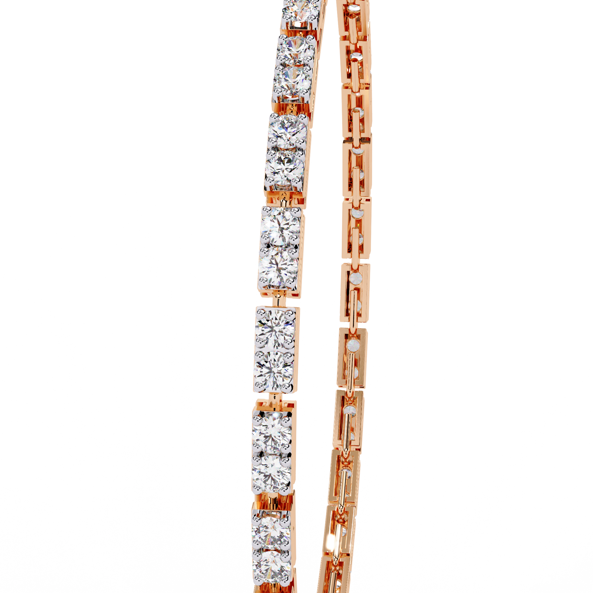 Rose Gold / Moissanite, Rose Gold / Lab Grown