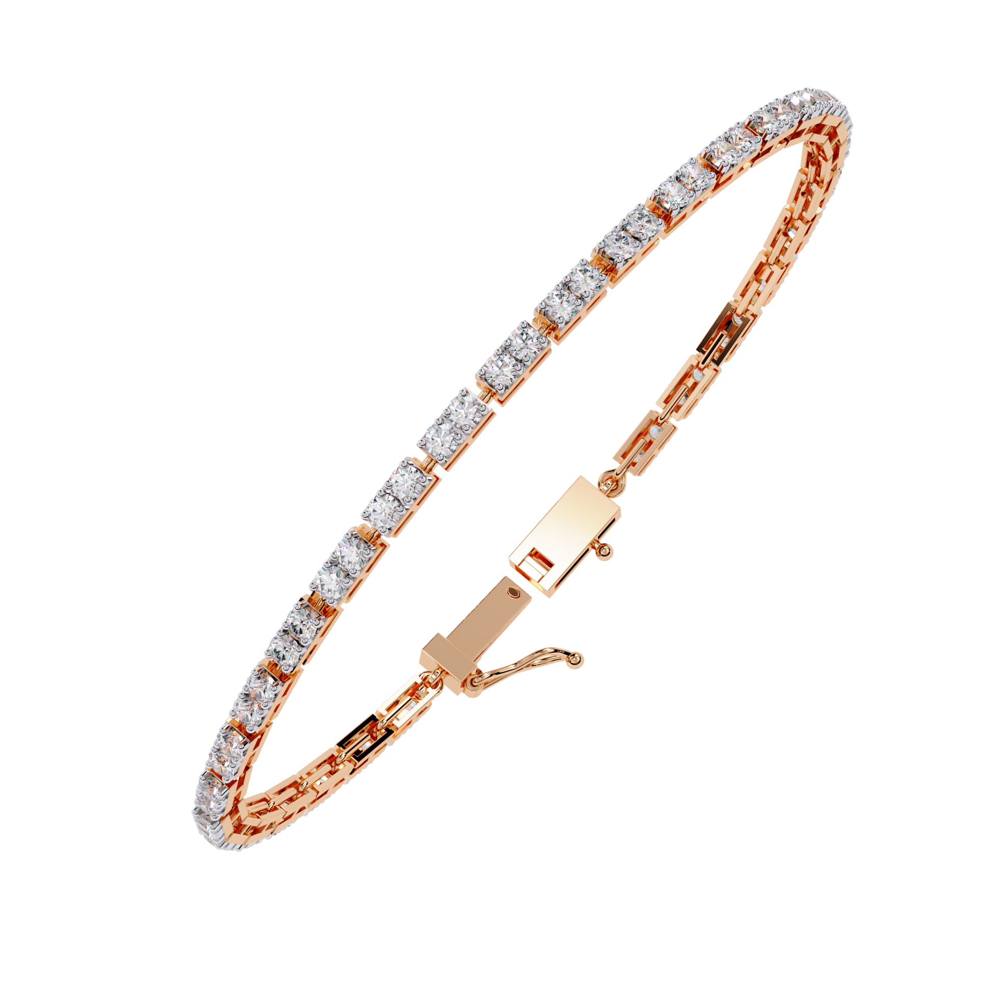 Rose Gold / Moissanite, Rose Gold / Lab Grown