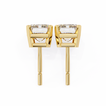Yellow Gold / Moissanite, Yellow Gold / Lab Grown