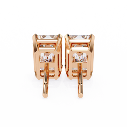 Rose Gold / Moissanite, Rose Gold / Lab Grown