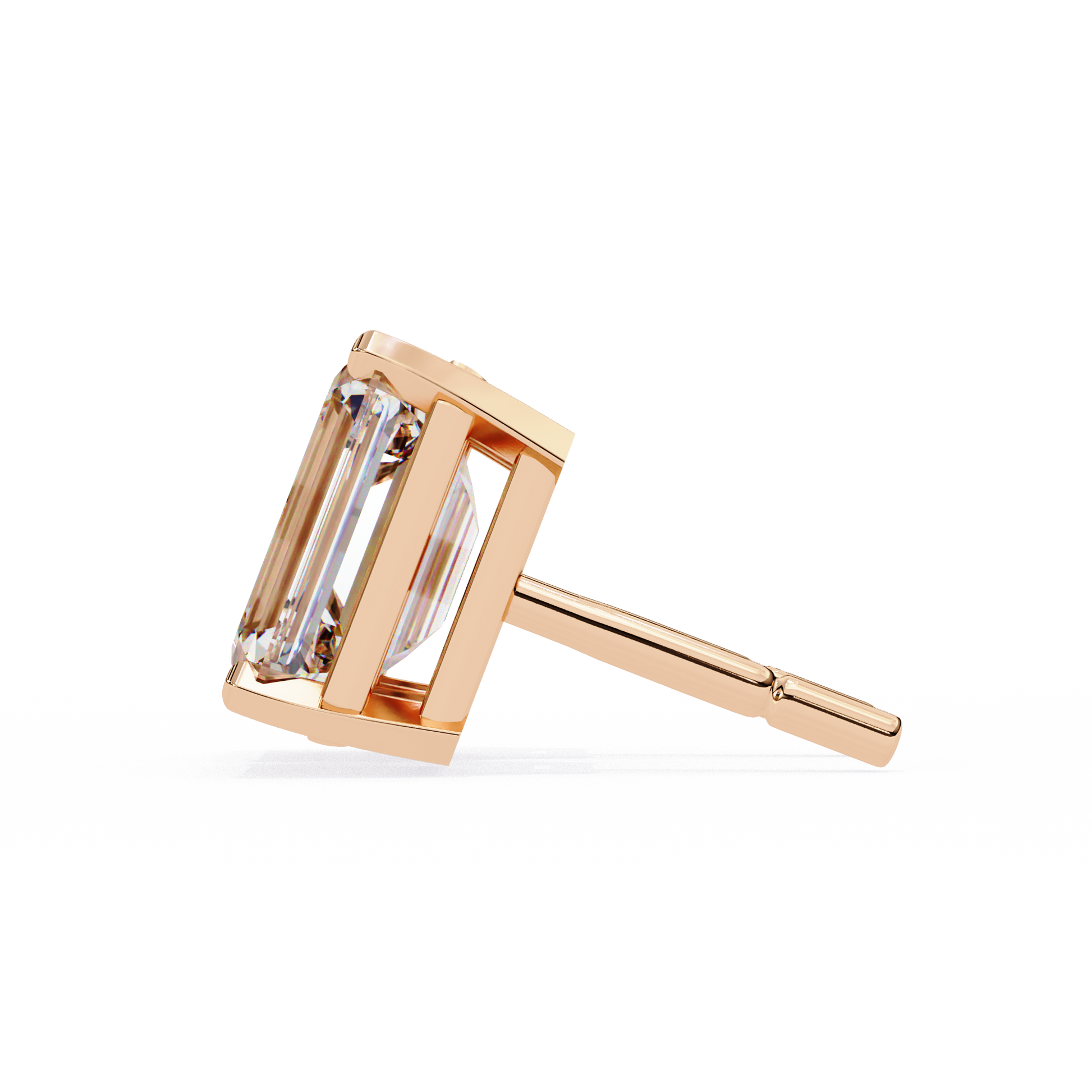 Rose Gold / Moissanite, Rose Gold / Lab Grown