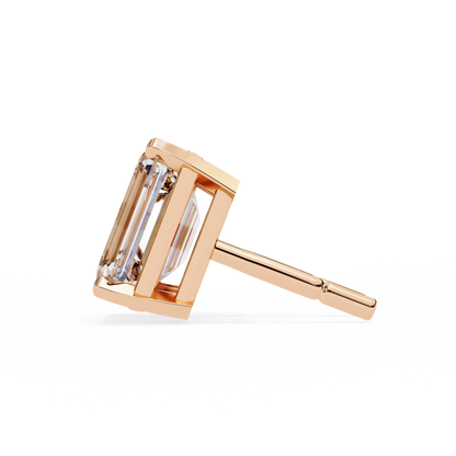 Rose Gold / Moissanite, Rose Gold / Lab Grown