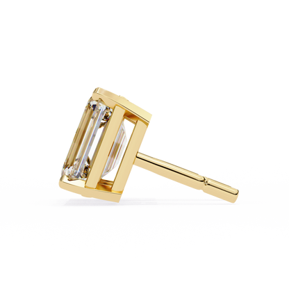 Yellow Gold / Moissanite, Yellow Gold / Lab Grown