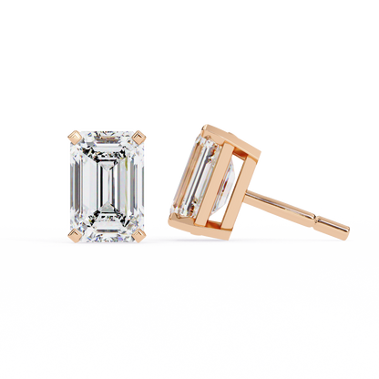 Rose Gold / Moissanite, Rose Gold / Lab Grown