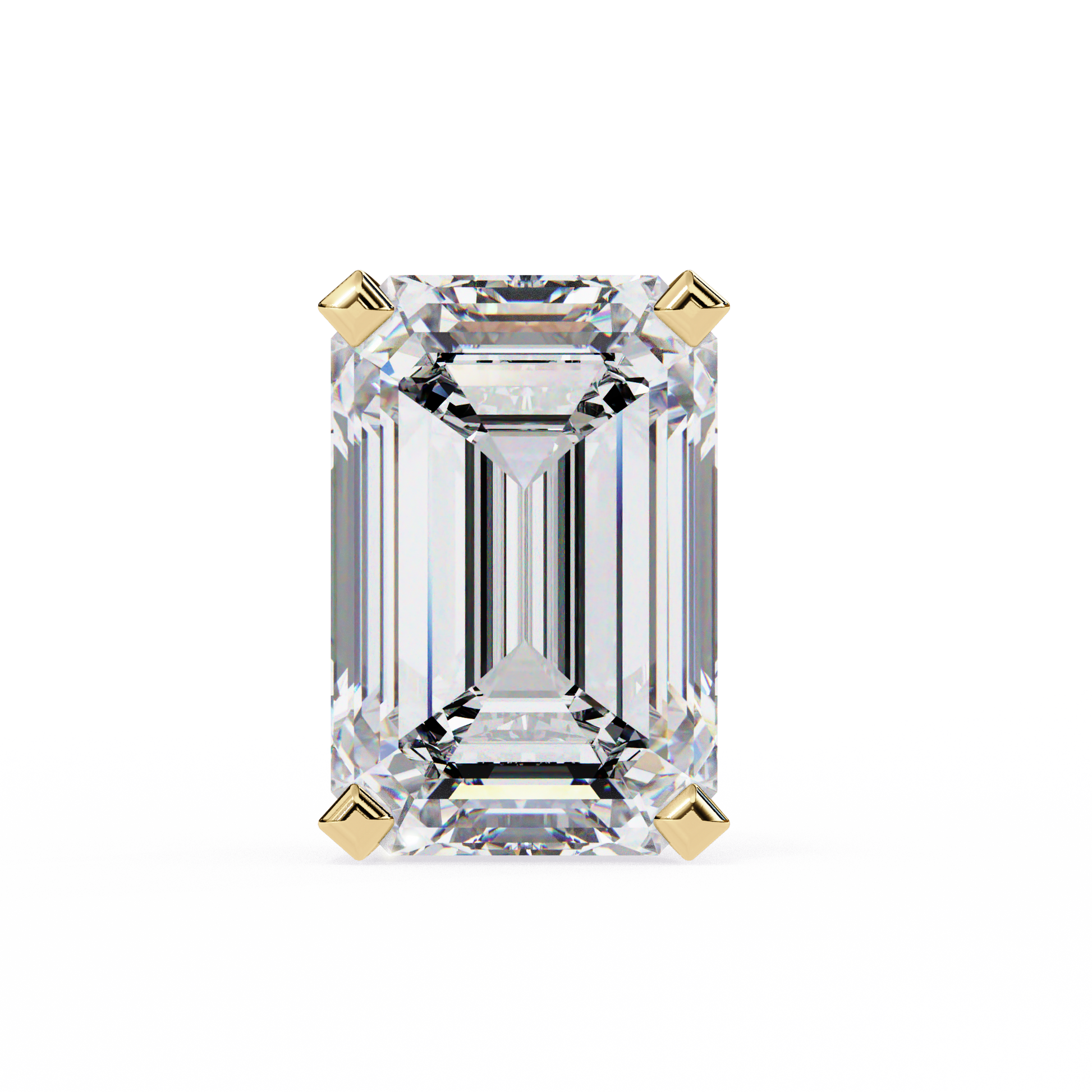 Yellow Gold / Moissanite, Yellow Gold / Lab Grown