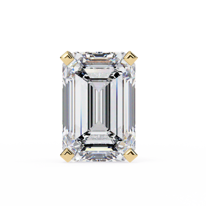 Yellow Gold / Moissanite, Yellow Gold / Lab Grown
