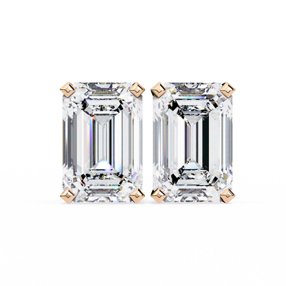 Rose Gold / Moissanite, Rose Gold / Lab Grown