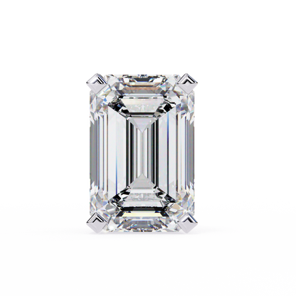 White Gold / Moissanite, White Gold / Lab Grown