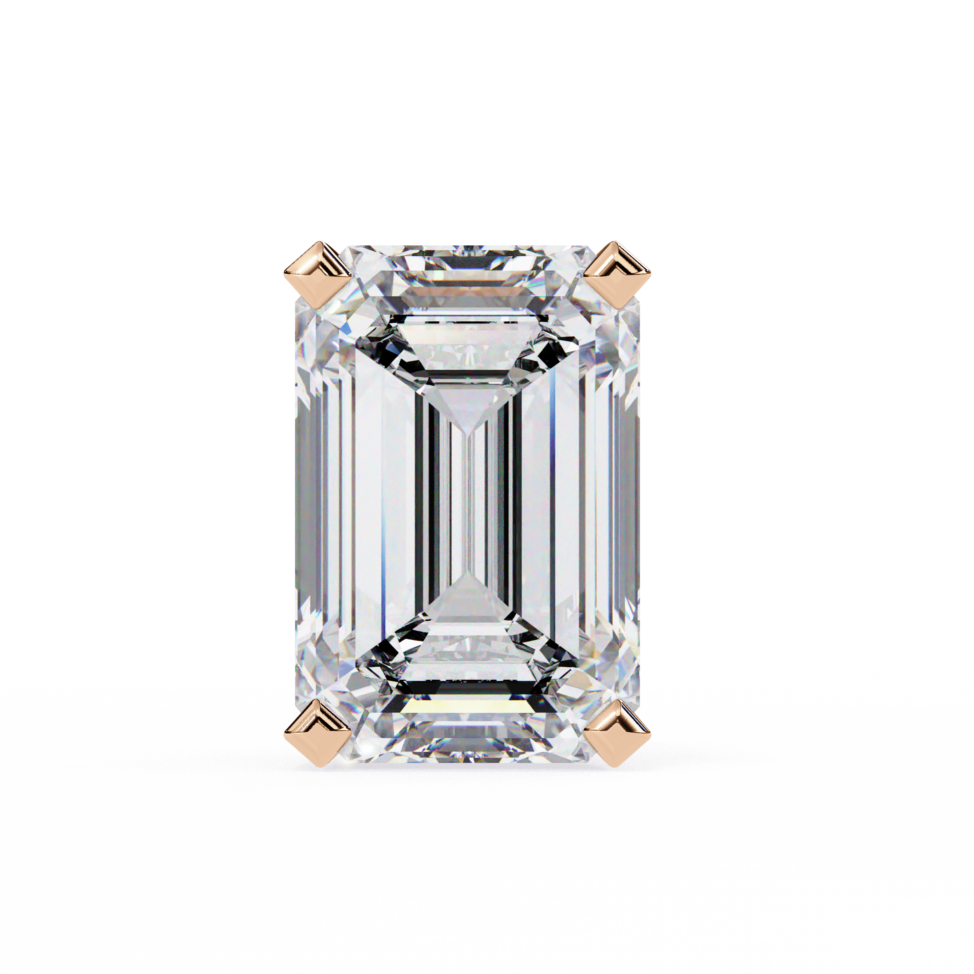 Rose Gold / Moissanite, Rose Gold / Lab Grown