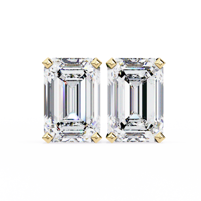 Yellow Gold / Moissanite, Yellow Gold / Lab Grown