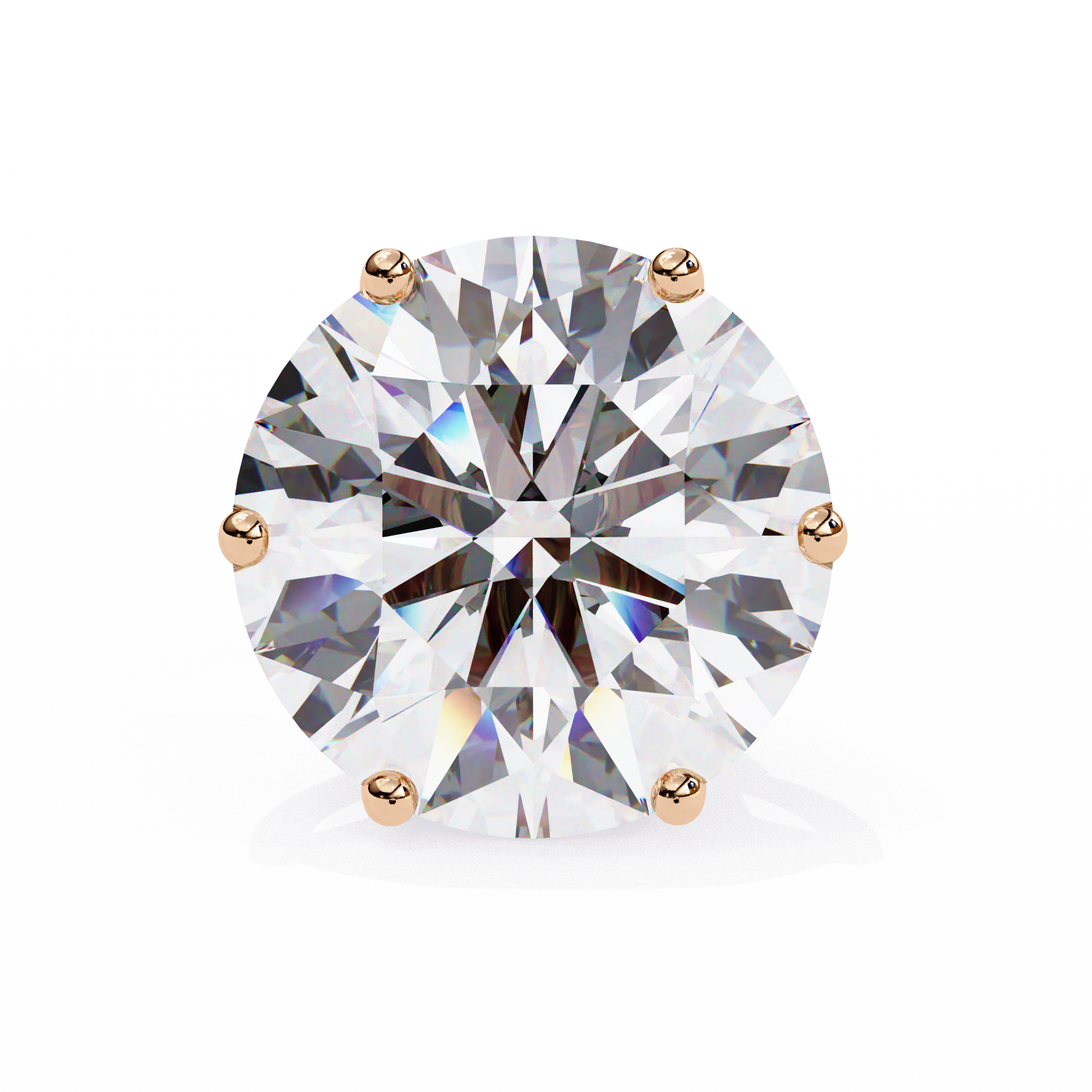 Rose Gold / Moissanite, Rose Gold / Lab Grown