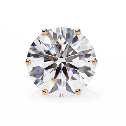 Rose Gold / Moissanite, Rose Gold / Lab Grown