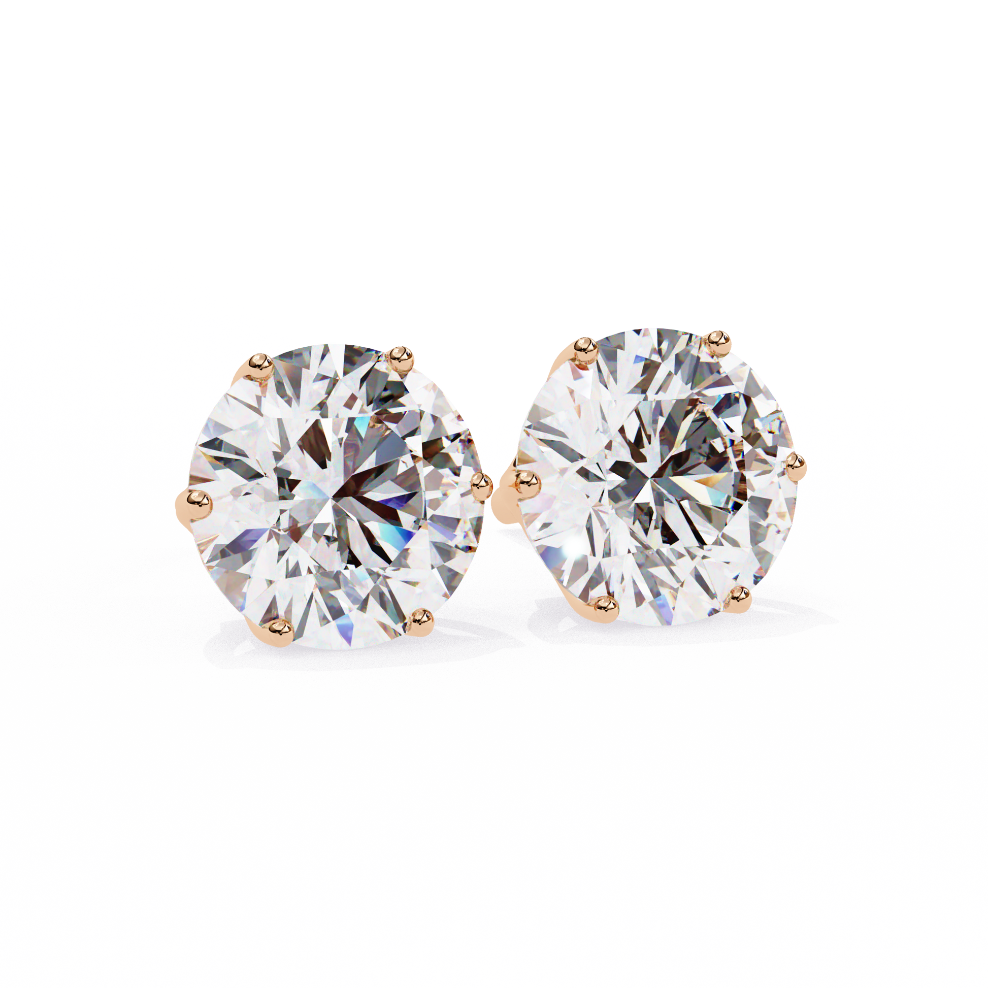 Rose Gold / Moissanite, Rose Gold / Lab Grown