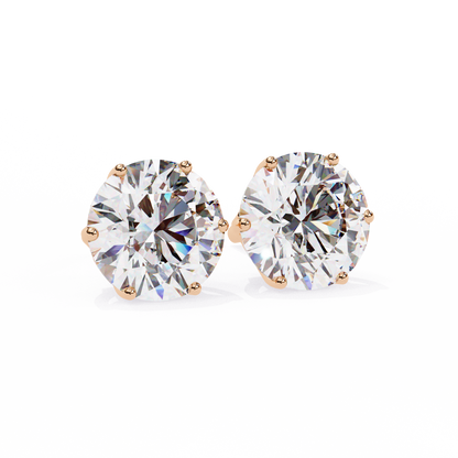Rose Gold / Moissanite, Rose Gold / Lab Grown