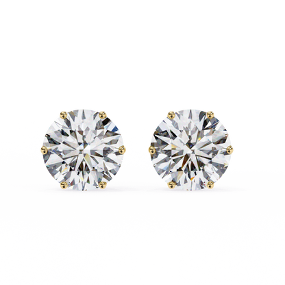 Yellow Gold / Moissanite, Yellow Gold / Lab Grown