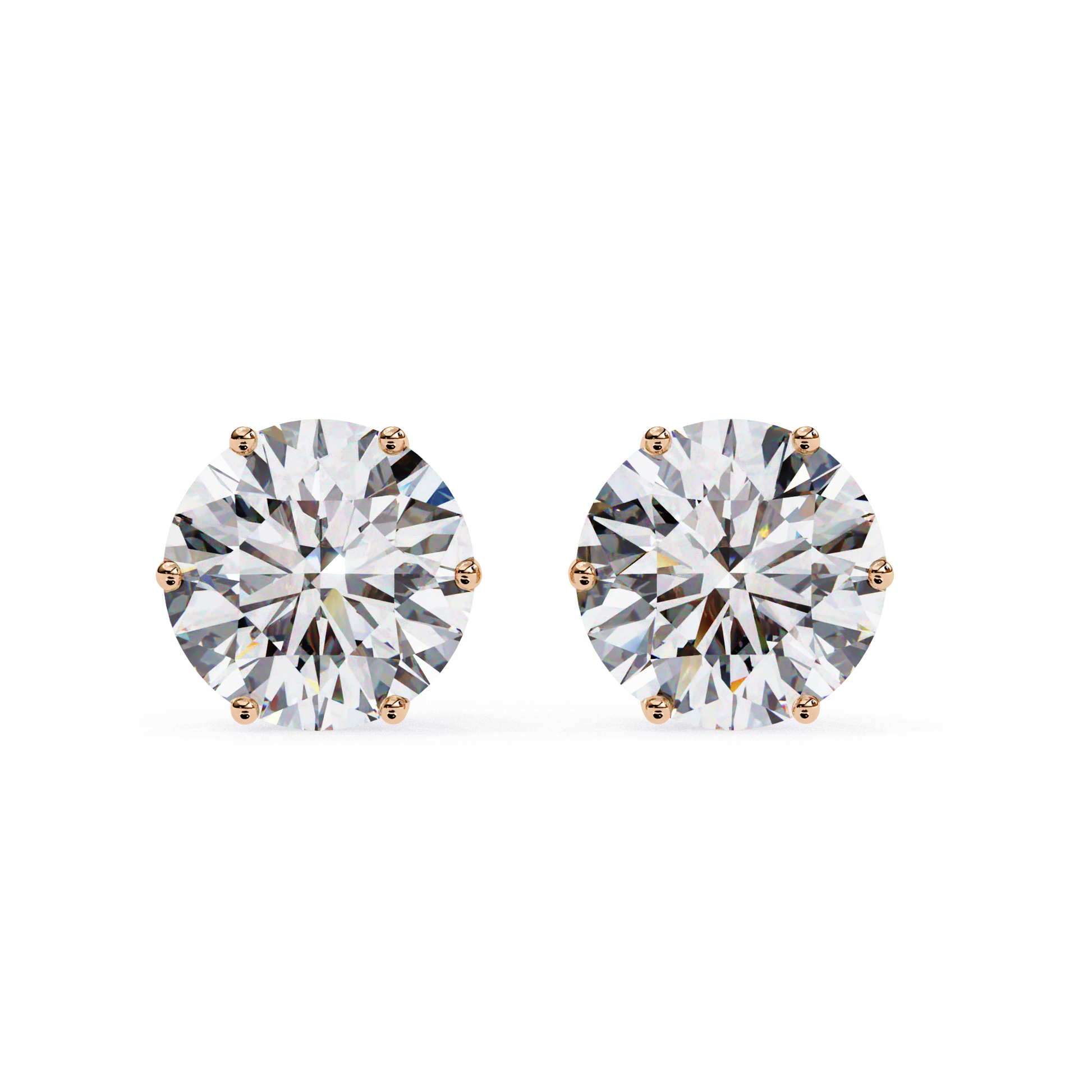 Rose Gold / Moissanite, Rose Gold / Lab Grown
