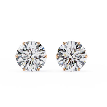 Rose Gold / Moissanite, Rose Gold / Lab Grown
