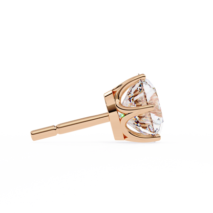 Rose Gold / Moissanite, Rose Gold / Lab Grown