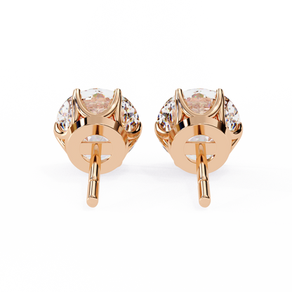 Rose Gold / Moissanite, Rose Gold / Lab Grown