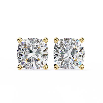 Yellow Gold / Moissanite, Yellow Gold / Lab Grown