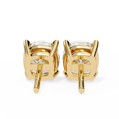 Yellow Gold / Moissanite, Yellow Gold / Lab Grown