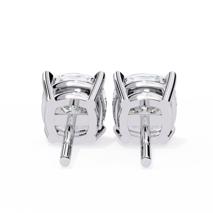 White Gold / Moissanite, White Gold / Lab Grown