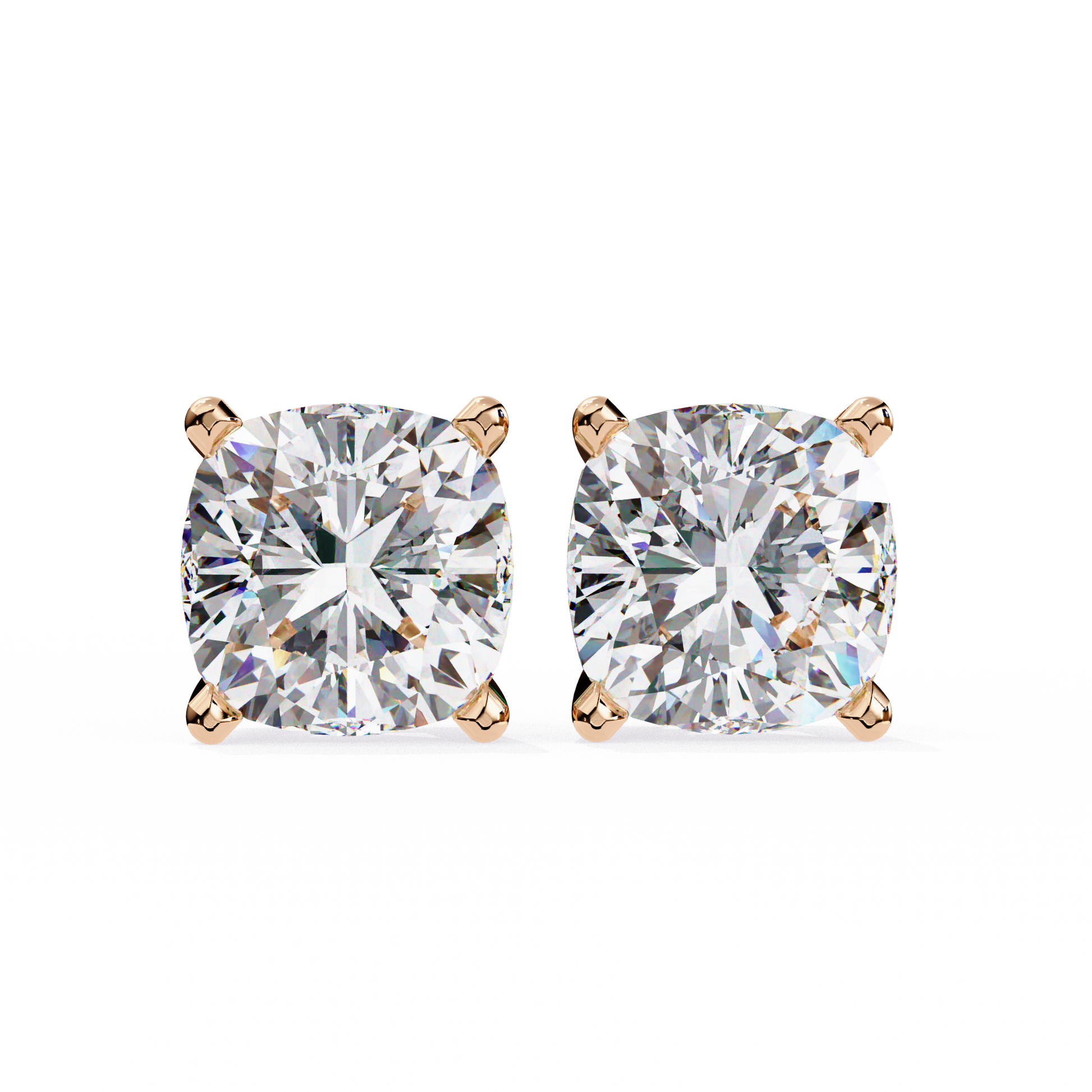 Rose Gold / Moissanite, Rose Gold / Lab Grown