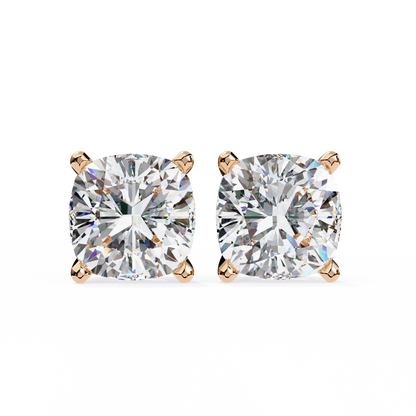 Rose Gold / Moissanite, Rose Gold / Lab Grown