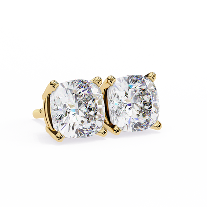 Yellow Gold / Moissanite, Yellow Gold / Lab Grown