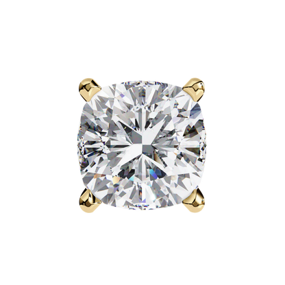 Yellow Gold / Moissanite, Yellow Gold / Lab Grown