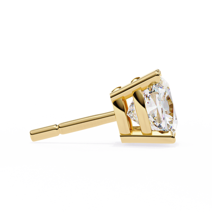 Yellow Gold / Moissanite, Yellow Gold / Lab Grown