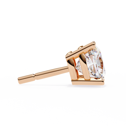 Rose Gold / Moissanite, Rose Gold / Lab Grown