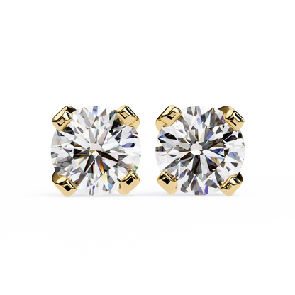 Yellow Gold / Moissanite, Yellow Gold / Lab Grown