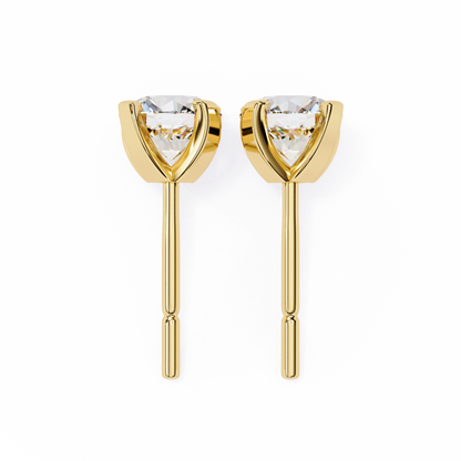 Yellow Gold / Moissanite, Yellow Gold / Lab Grown