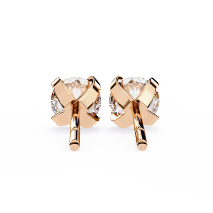 Rose Gold / Moissanite, Rose Gold / Lab Grown