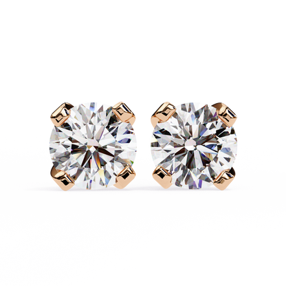Rose Gold / Moissanite, Rose Gold / Lab Grown