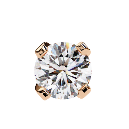 Rose Gold / Moissanite, Rose Gold / Lab Grown