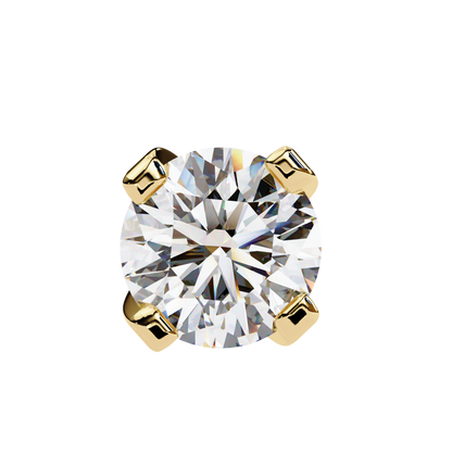 Yellow Gold / Moissanite, Yellow Gold / Lab Grown