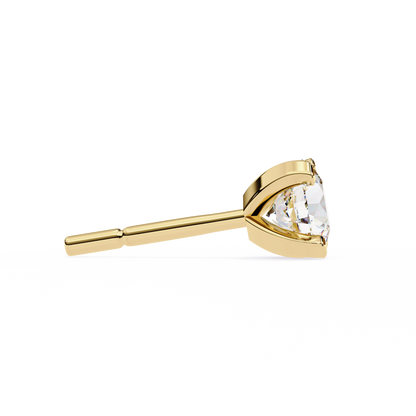 Yellow Gold / Moissanite, Yellow Gold / Lab Grown