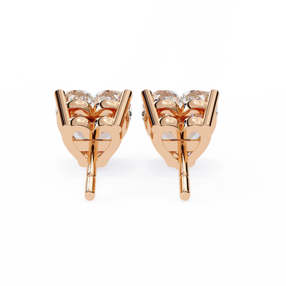 Rose Gold / Moissanite, Rose Gold / Lab Grown