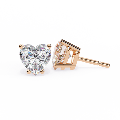 Rose Gold / Moissanite, Rose Gold / Lab Grown