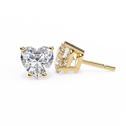 Yellow Gold / Moissanite, Yellow Gold / Lab Grown