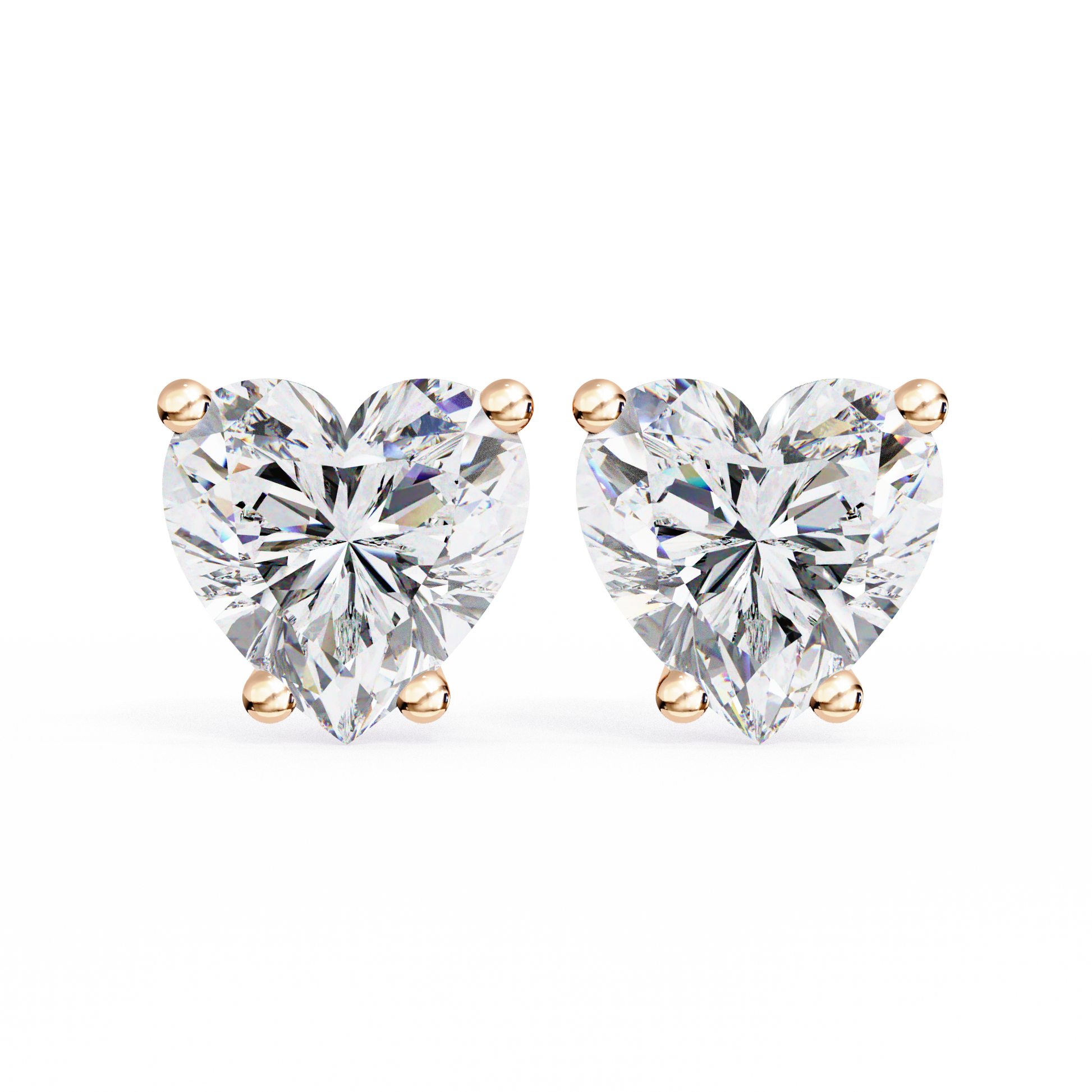 Rose Gold / Moissanite, Rose Gold / Lab Grown