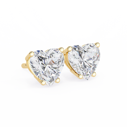 Yellow Gold / Moissanite, Yellow Gold / Lab Grown