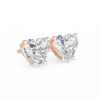 Rose Gold / Moissanite, Rose Gold / Lab Grown