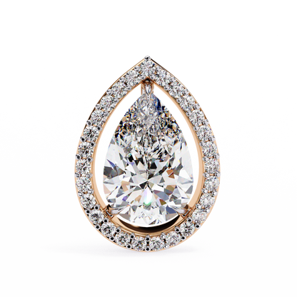 Rose Gold / Moissanite, Rose Gold / Lab Grown