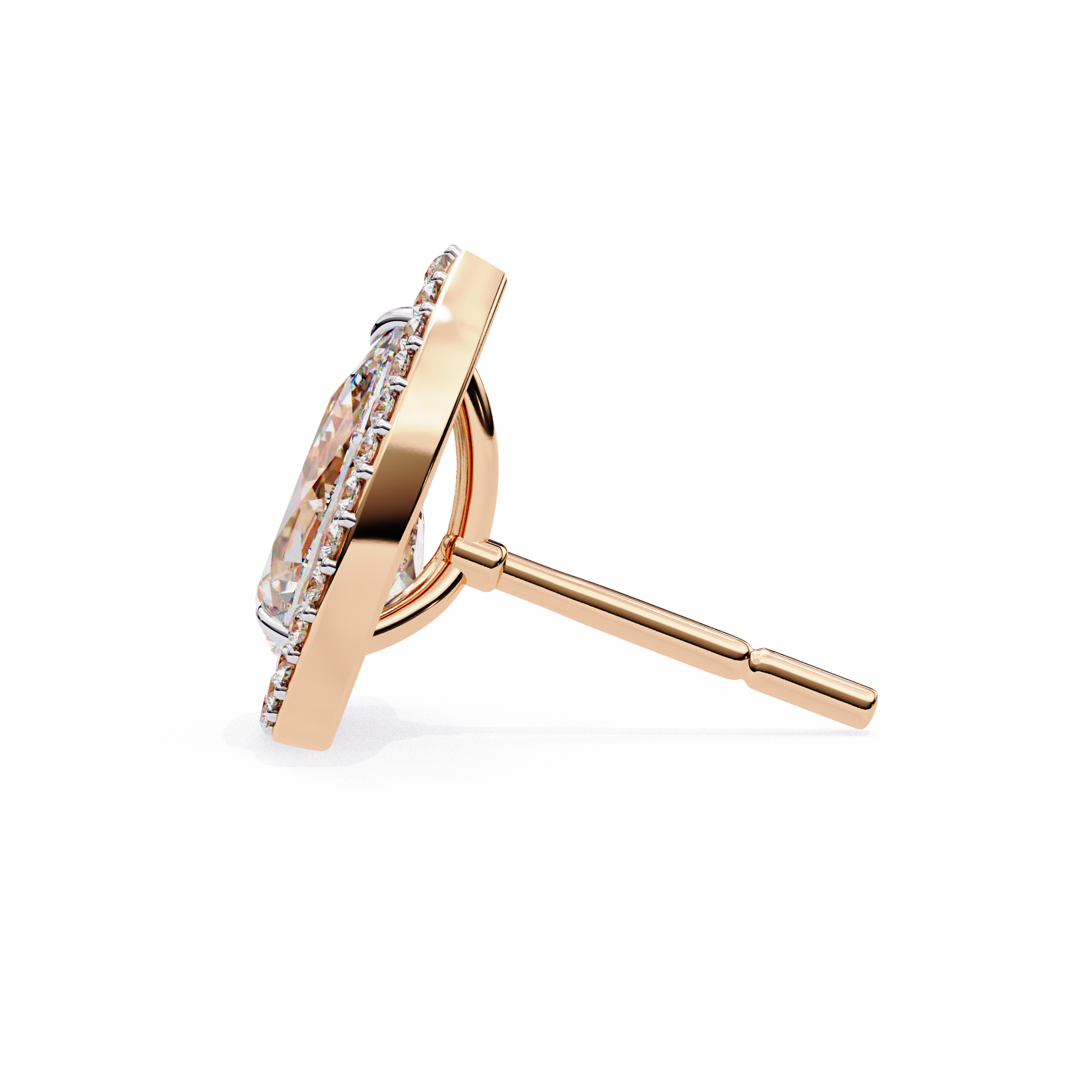 Rose Gold / Moissanite, Rose Gold / Lab Grown
