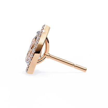 Rose Gold / Moissanite, Rose Gold / Lab Grown